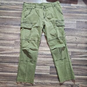 Jimmy Traverniti Designer Olive Cargo Pants Mens 36 (Fits as 38)
